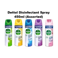Dettol Disinfectant Spray 450ml (Assorted)