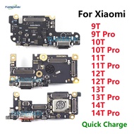 For Xiaomi Mi 11T 12T 13T 14T 9T Pro USB Charging Board Charger Dock Port Flex Cable Parts 11Tpro 12