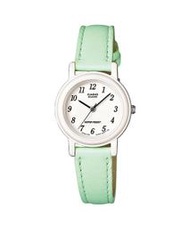 【時間光廊】CASIO 卡西歐 女錶/兒童錶 綠色皮帶 全新原廠公司貨 LQ-139L-3BDF