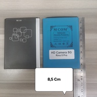 Battery Batere Batre Baterai Double Power Mcom HD CAMERA 5G RINO 8 PRO