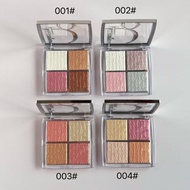 New Version Makeup Dijia Backstage Embossed Four-Color Highlighting Contouring Palette Matte Brighte