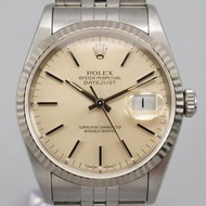 【Rolex勞力士】Datejust 16234 銀色錶盤 自動上鍊