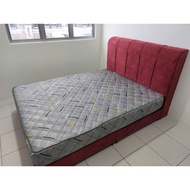 Katil Divan Queen Lining Premium | Queen Divan Bed Frame | Velvet Bed Frame | Modern Bedroom Furnitu