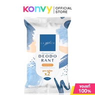 La Peach Deodorant Wipes Extra Care Double Protection 10 Sheets ลาพีช ผ้าเช็ดรักแร้ ลดเหงื่อ และระงั