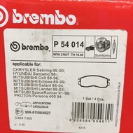 FRT BRAKE PAD WIRA 1.6 / PERDANA / PERDANA V6 BREMBO ORIGINAL