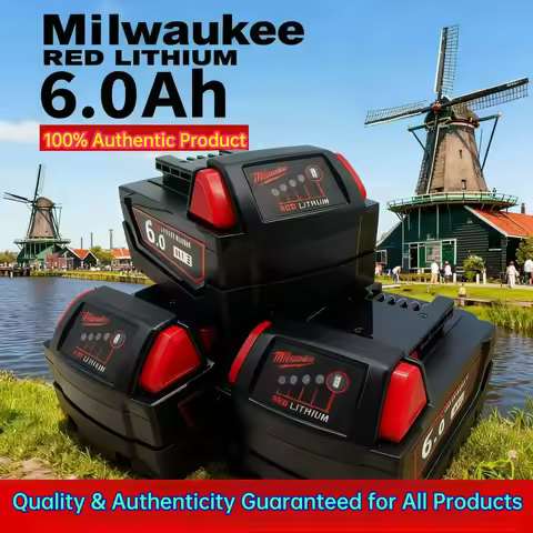 Original Milwaukee 18V Rechargeable 21700 Lithium-ion Battery , For 8-11-1860, 48-11-1850, 48-11-184