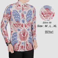 KEMEJA Slimfit Batik Shirt 9974W1