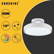 陽光 - CFES-60W (閃星款) LED 50W 無葉風扇燈 (遙控三色溫+可調光暗) #LED風扇燈 #LED吸頂燈 #LED天花燈 #家居燈飾