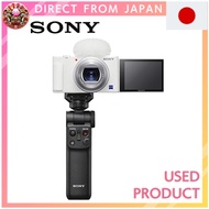 【Used】SONY COMPACT DIGITAL CAMERA VLOGCAM VLOG CAMERA ZV-1 Shooting Grip Kit (Included Grip: GP-VPT2