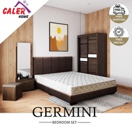 CALER HOME Germini Bedroom Set/ Free Mattress 7" - Furniture