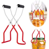 Canning Jar Lifter Tongs Stainless Steel Jar Lifter Canning Tongs with Rubber Grip Handle for Any Si