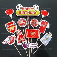 [Hot Item] Cake Topper Birthday - Arsenal