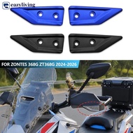 EAZYLIVING 2Pcs Aluminum Motorcycle Handguard Caps for ZONTES 368G ZT368G 2024-2026 Bar End Weights 