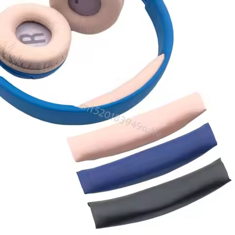 Headband Cushion Cover Quick Installation for JBL JR300 JR300BT JR310BT Headphones Synthetic Leather