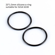 23*1.5mm black silicone O-ring for S21A S21B L21B M21B Flashlight