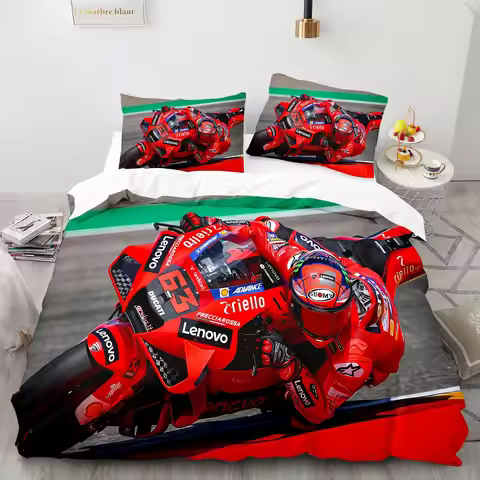 Marquez 93 Bedding Set Duvet Cover Pillowcases Twin Full Queen King Bed Linen 3D Print Marc Marquez 