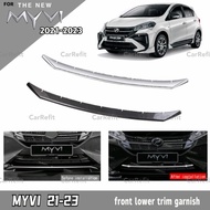CarRefit Perodua Myvi 2021-2023 front lower trim garnish accessories