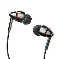 1More | หูฟังแบบห่วงหนีบสี่หน่วยเหล็กสามชิ้นแบบสายมีเส้นความถี่สูงแบบห่วงหนีบแบบหูหนวกสำหรับมือถือ ส