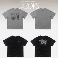 NCT 2025 DOYOUNG CONCERT 'Doors' Merch Cotton Unisex Vintage Korean Fashion Loose Printed Short Slee