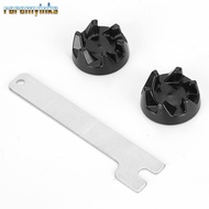 RAREM 1 Set Blender Coupler, Threaded Design With Spanner Blender Clutch, Black 3.56cm/1.4in Plastic