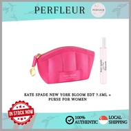 PERFLEUR | KATE SPADE NEW YORK BLOOM EDT 7.5ML + PURSE FOR WOMEN ( PERFUME / FRAGRANCE )
