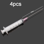 4pcs 10ML syringe injector and 10cm needle for refilling ink
