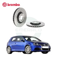 BREMBO Xtra Front Brake Discs (2pcs) - VW Golf MK5 R32 Golf MK6 2.0R 4motion