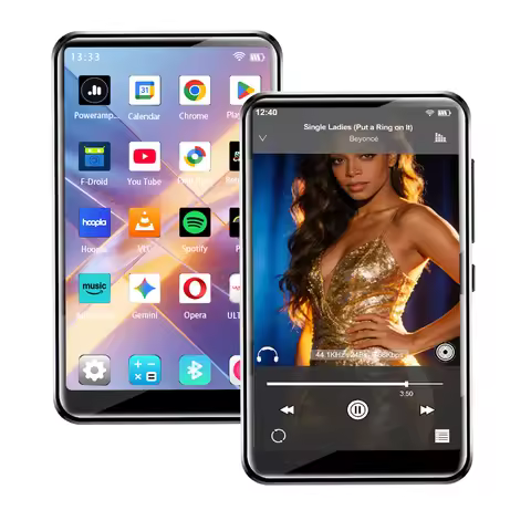 Famue BF61 Android 10 WiFi MP3 Player with 4GB RAM 32GB/64GB Storage 4" Screen Bluetooth MP4 Playbac