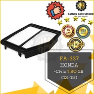 (NO HYBRID) Air Filter Honda Civic FB TRO 1.8 2.0 - FA-337 / 17220-R1A-A01