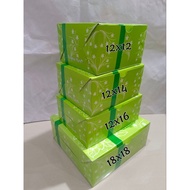 SNACK BOX/GIFT BOX FOR PARTY MOTIF CONTENTS 50 PCS 12x12 12x14 12x16 18x18