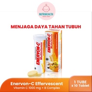 Enervon C Effervescent Vitamin C and B Complex Immune System Supplement 10 Tablets Enervon-C