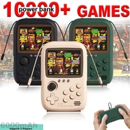 Handheld Game Console Power Bank 2-in-1 6000 mAh Capacity Retro Video Mini Games Consoles 10000 Game