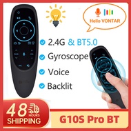 Pro/G10S BT Air Mouse Voice Remote Control 2.4G Wireless Gyroscope IR Learning for H96 MAX X96 MAX T
