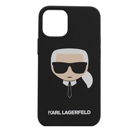 KARL LAGERFELD Iphone12 5.4吋 mini卡爾公仔手機殼.黑