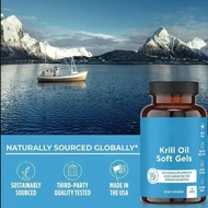 Exp:10/2026 Krill Oil Soft Gels 60 capsules คริลล์ออยล์ซอฟท์เจล 60 แคปซูล