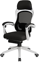 Big and Tall Office Chair,300lbs Computer Ergonomic Desk Chair with Adjustable Lumbar Support High Back Executive Task Swivel Leather Chair