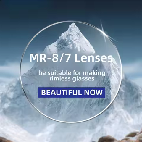 Premium MR-8/-7 Optical Lens Blanks High Index 1.60/1.67 Lightweight UV400 Protection for Myopia Ant