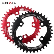 SNAIL Bicycle Single Chainring Round Oval For Shimano M7000/8000/9000 32-38T 96BCD MTB Bike Chainwhe
