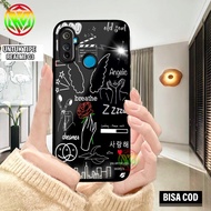 HP Case Realmehp C3 - Glossy Shiny Softcase For Realme C3 - Full Cover Case Latest Motif QUOTES JP -