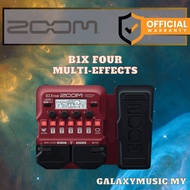 Zoom B1X FOUR Bass Multi-effects Processor with Expression Pedal (B1XFOUR/B1X-FOUR) Replacing B1xon