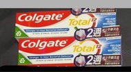 兩支高露潔全效牙膏, Colgate total, 美白，保護牙齦 , toothpaste 