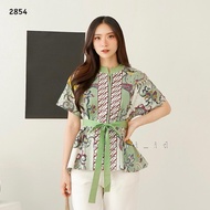 TOP! Atasan batik murah / blouse batik lengan pendek / blouse batik