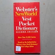 Webster's NewWorld Vest Pocket Dictionary second edition
