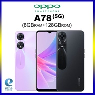 OPPO A78  5g Smartphone (8GB RAM + 128GB ROM)Up to 16GB RAM (Including 8GB Extended RAM) Dual Stereo Speakers 33W SUPERVOOC™ 5000mAh Long-Lasting Battery  6.56" display IPX4-grade waterproof Rich Stereo Sound -1 Year Warranty by Oppo Malaysia