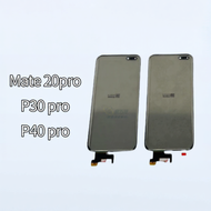 จอสัมผัส Huawei P40 pro ที่ถอดออกได้ จอสัมผัสแบบโค้ง จอสัมผัสแบบติดตั้งภายนอก จอสัมผัสแบบโปร่งใสพร้อ