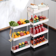 Shelf     trolley multi-layer home kitchen bathroom plastic shelf