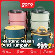 Goto Venezio Kotak Makan Bekal Anti Tumpah Lunch Box Set Rantang Susun