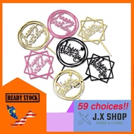 20~39 (59 TYPES READY STOCK IN MALAYSIA) Acrylic Happy Birthday Cake Topper