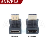 ANWELA Shop Male to female HDMI-compatible converter 90 270 degree right-angle adapter elbow connector for HDTV tv cable