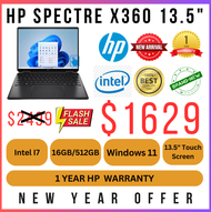 HP laptop Spectre x360 2 in 1 13.5 " 14-ef2013dx 16 512GB Touch Screen Win 11 home CNY 2024 Promotion